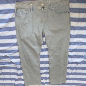 Burberry Brit Slim Fit Light Wash Jeans 36x32